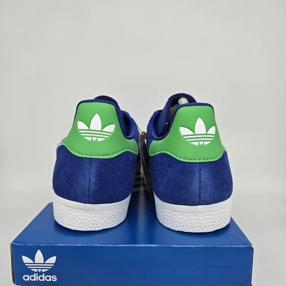 New Adidas Gazelle 'Royal Blue Energy Green' JH5389 Men's Shoes Size 11